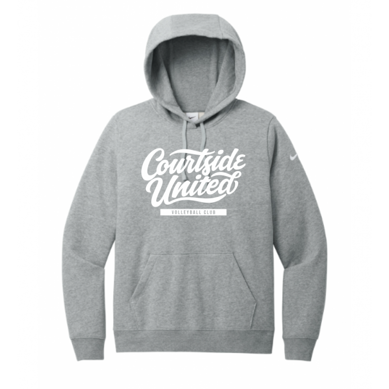 Grey Heather Women's Courtside United Volleyball Club Nike Hoodie