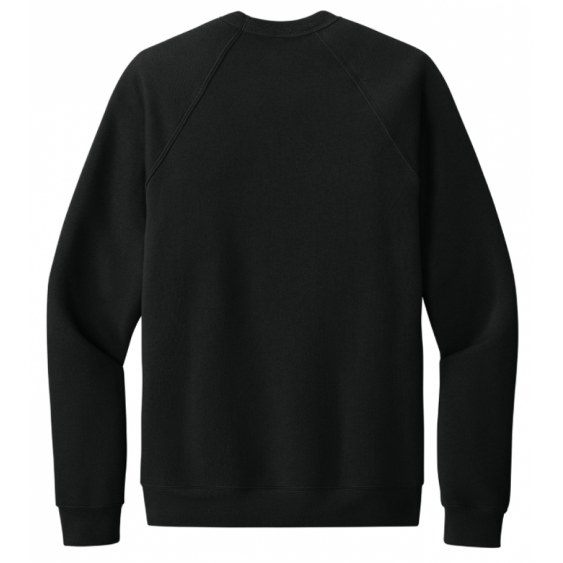 Black Unisex Courtside Fort Worth Classic Raglan Sweatshirt