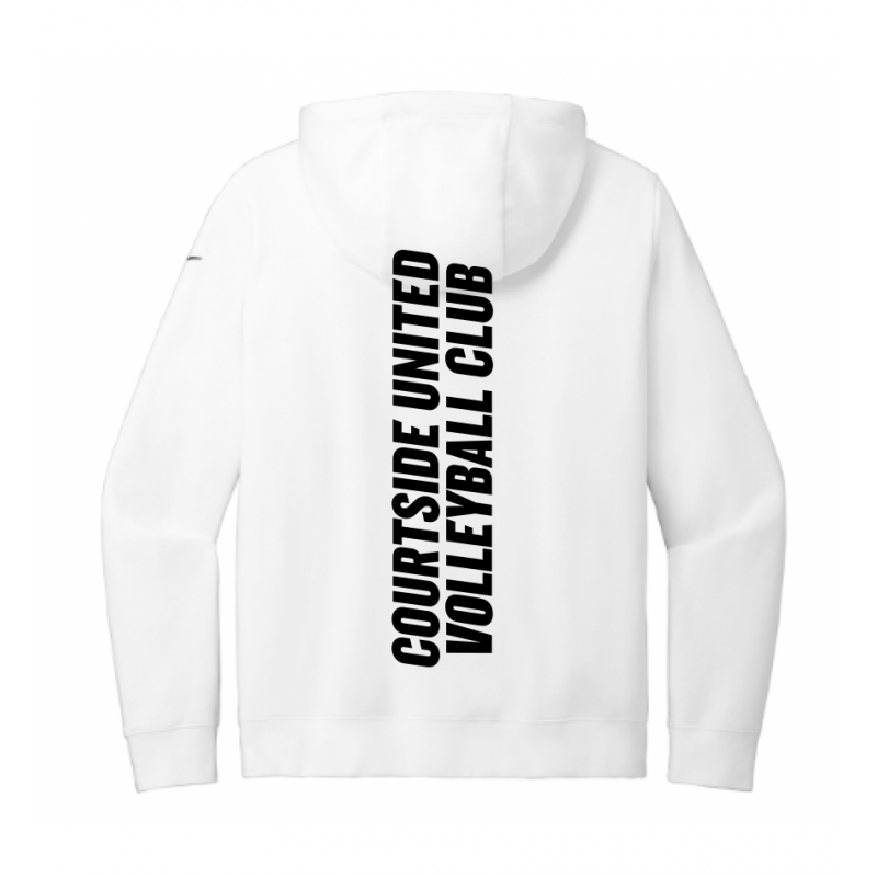 White Women's Courtside United Volleyball Club Icon Nike Hoodie