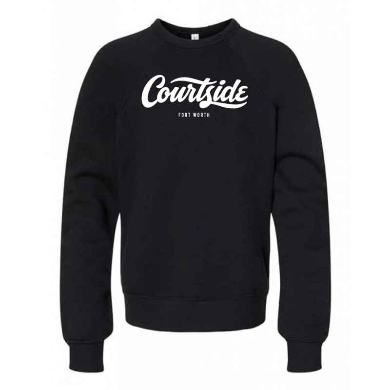 Youth Unisex Courtside Fort Worth Classic Raglan Sweatshirt