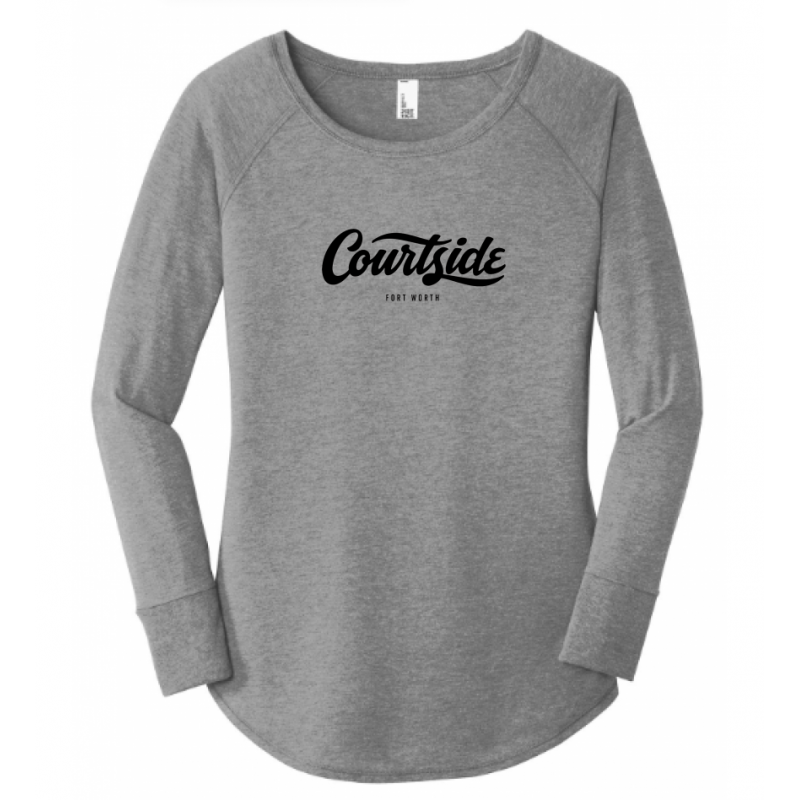 Grey Frost Women's Courtside Fort Worth Classic Tee - Long Sleeve Tunic