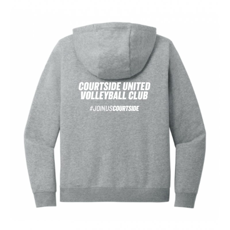 Grey Heather Women's Courtside United Volleyball Club Nike Hoodie