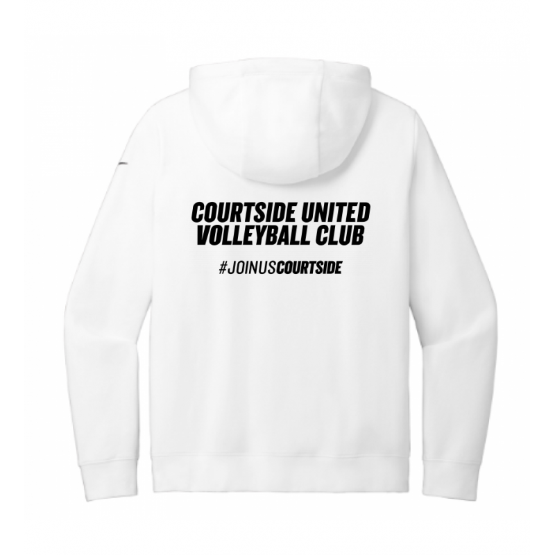 White Women's Courtside United Volleyball Club Nike Hoodie