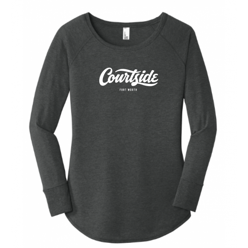 Black Frost Women's Courtside Fort Worth Classic Tee - Long Sleeve Tunic